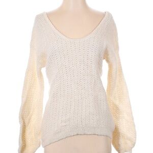 Aritzia Wilfred Raelynn Sweater Ivory Knit